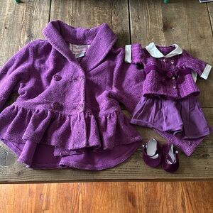 American Girl Beforever matching girl and doll outfit.